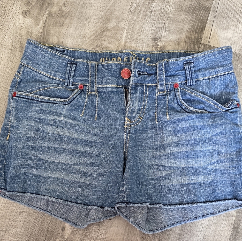 Hydraulic Light Blue Denim Shorts